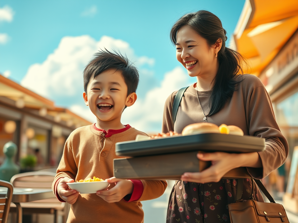 风和日丽的午餐时光