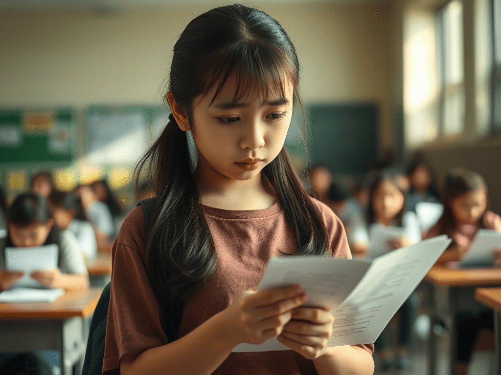 勇敢发声：Joyce的成长之路 – 第一章 –&nbsp;考试的失落