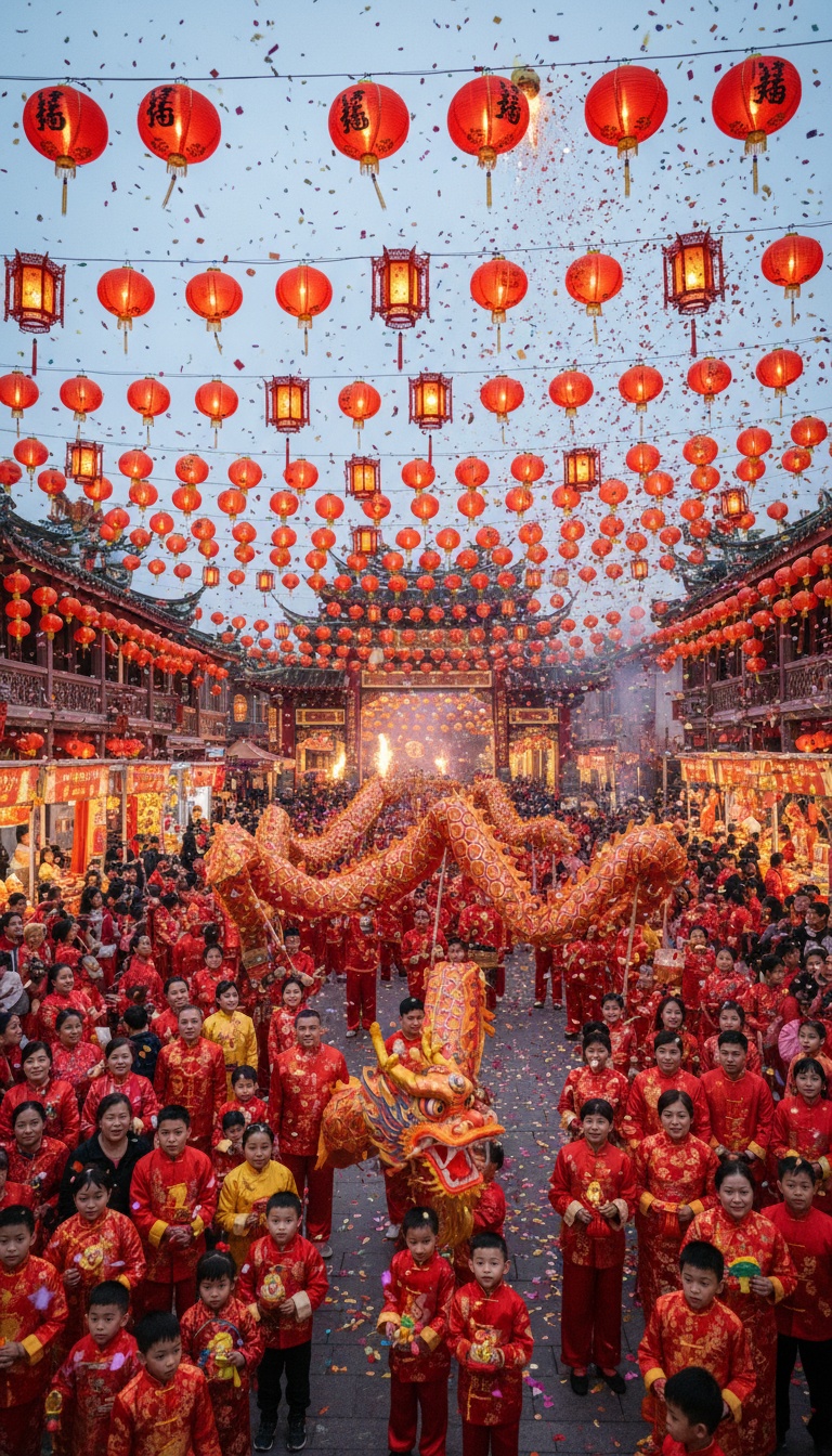 Eternal Blossoms: Chinese New Year Across Decades